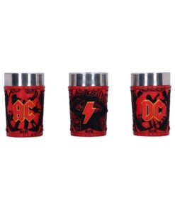 Ac/dc Shot Occhiali Logo 3-pack Nemesis Now