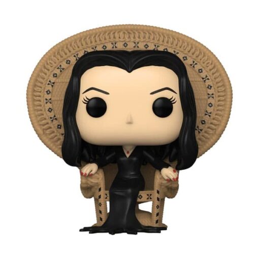 Addams Family Pop! Deluxe Vinile Figura Morticia in Chair 9 Cm Funko