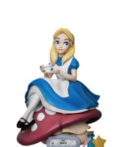 Alice In Wonderland Mastercraft Statua Alice Sul Fungo 36 Cm Beast Kingdom