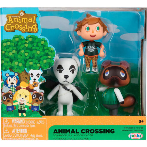 Animal Crossing blister 3 figures 6cm Jakks Pacific