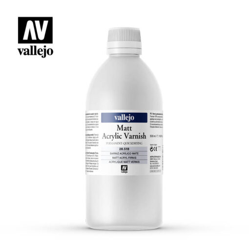 AUXILIARY MAT VARNISH 500ML 28518 COLORI VALLEJO