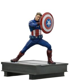 Avengers: Endgame Statua Captain America 2023 18 cm 1/10 Iron Studios