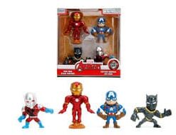 Avengers Nano Metalfigs Diecast Mini Figures 4-Pack 6 Cm Jada Toys