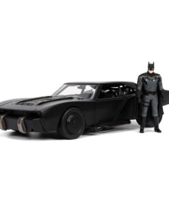 Batman 2022 Hollywood Rides Diecast Model 1/24 2022 Batmobile Con Figura Jada Toys