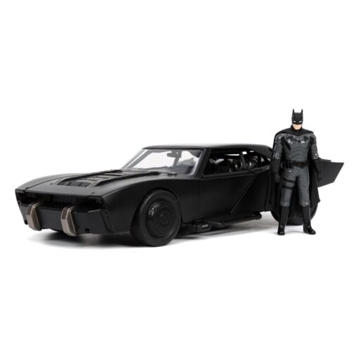 Batman 2022 Hollywood Rides Diecast Model 1/24 2022 Batmobile Con Figura Jada Toys