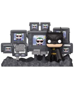 Batman 85th Anniversary Pop Moments Deluxe Vinile Figures Batman In Batcave 9 Cm Funko