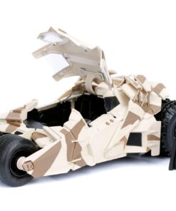 Batman The Dark Knight Diecast Model 1/24 2008 Batmobile Camo Con Figura Jada Toys