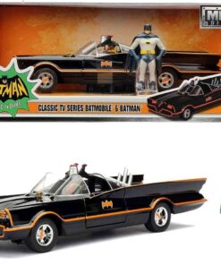 BATMOBILE 1966 DIE-CAST 1:24 W.CHARACTER Modelli In Scala Simba