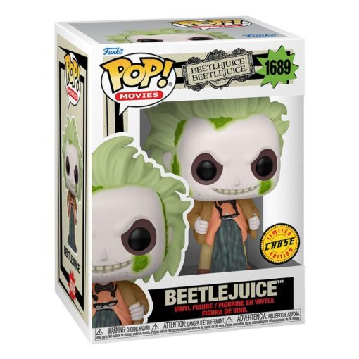 Beetlejuice 2 Pop! Movies Vinile Figura Beetlejuice 9 Cm Funko CHASE