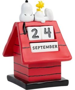 Calendario Perpetuo 3D Snoopy e Woodstock 15cm - Gadgets