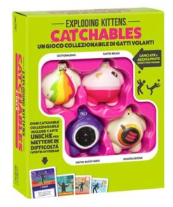 Catchables (ITA) Set 4 Gatti Gioco da Tavolo 8+ Exploding Kittens