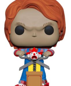 Child´s Play Pop! Movies Vinile Figura Chucky W/buddy & Gigante Scissors 9 Cm Funko