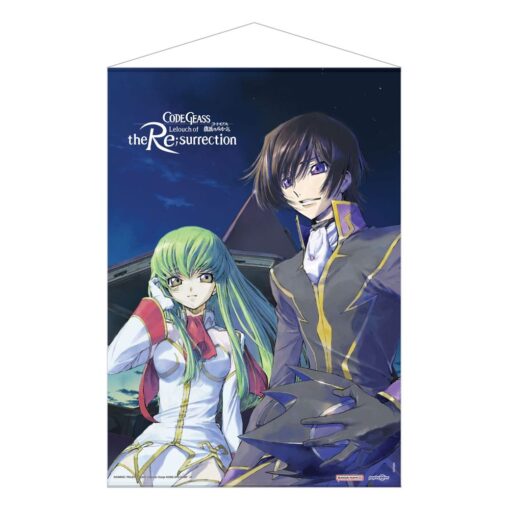 Code Geass Lelouch Of The Re:surrection Wallscroll Lelouch E C.c. 50 X 70 Cm Popbuddies