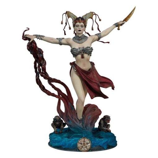 Court Of The Dead Pvc Statua Gethsemoni - Queens Conjuring 25 Cm Sideshow Collectibles