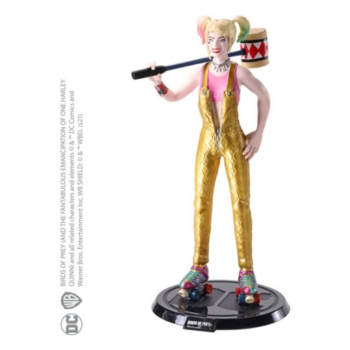 Dc Comics Bendyfigs Bendable Figura Harley Quinn Bop Con Mallet 19 Cm Noble Collection