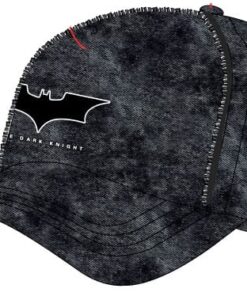 Dc Comics Berretto Curvo Batman The Dark Knight Logo Denim Heroes Inc