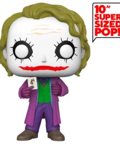 Dc Comics Il Cavaliere Oscuro Pop! Super Sized Vinile Figura Joker 25 cm Funko