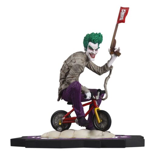 Dc Direct Resin Statua 1/10 The Joker: Purple Craze - The Joker By Andrea Sorrentino 18 Cm Dc Direct