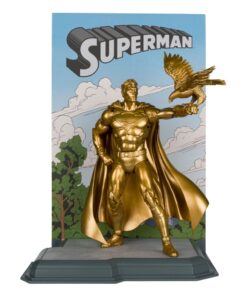 Dc Multiverse Action Figuresuperman (centennial Park Tribute Statua) Gold Label 18 Cm Mcfarlane Toys