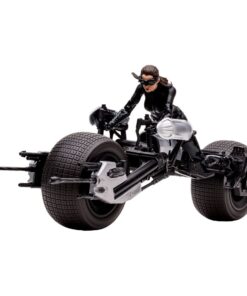 Dc Multiverse Vehicle Batpod Con Catwoman (the Dark Knight Rises) Mcfarlane Toys