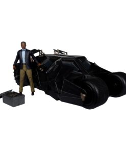 Dc Multiverse Vehicle Tumbler Con Lucuis Fox (the Dark Knight) (gold Label) Mcfarlane Toys