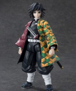 Demon Slayer: Kimetsu No Yaiba S.h. Figuarts Action Figura Giyu Tomioka 15 Cm Bandai Tamashii Nations