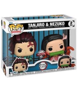 Demon Slayer - Pop Funko Vinile Figura 2-pack Tanjiro & Nezuko 9cm Ga Excl Funko Figures