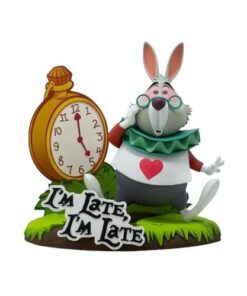 Disney Alice Nel Paese delle Meraviglie SFC Statua Bianconiglio 10 Cm Abystyle