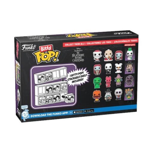 Disney Bitty Funko Pop 4 Figura Nightmare Before Christmas Con Sorpresa 2