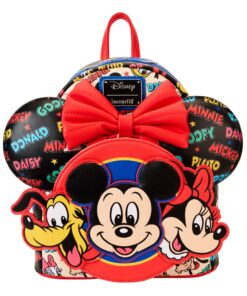 Disney By Loungefly Zaino & Fascia Per Capelli Set Mickey & Friends Loungefly