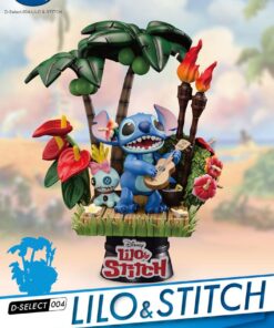 Disney D-Stage PVC Diorama Stitch 14 Cm Beast Kingdom Toys