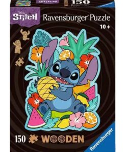 Disney In Legno Jigsaw Puzzle Stitch (150 Pezzi) Ravensburger