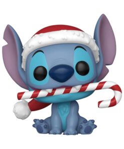 Disney Lilo & Stitch Pop! Figure Vinile Stitch con Bastone di Zucchero 9Cm Funko