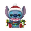 Disney Lilo & Stitch Pop! Figure Vinile Stitch con Luci Natalizie 9 Cm Funko