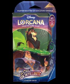 Disney Lorcana Cieli Scintillanti Starter Deck Smeraldo/Acciaio ITA Ravensburger