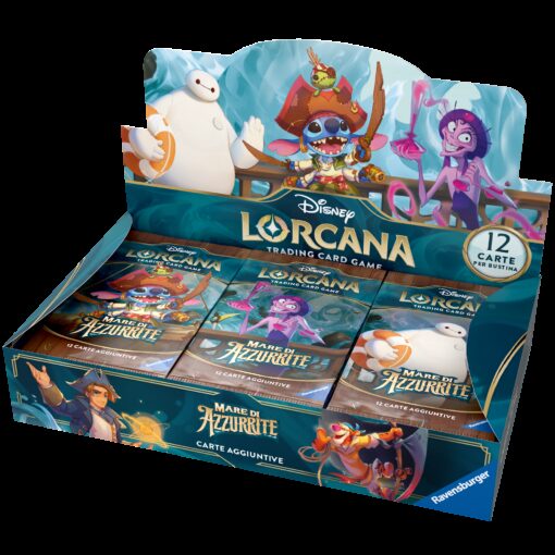 Disney Lorcana Mare di Azzurrite Booster Box 24 Buste (ITA) Ravensburger