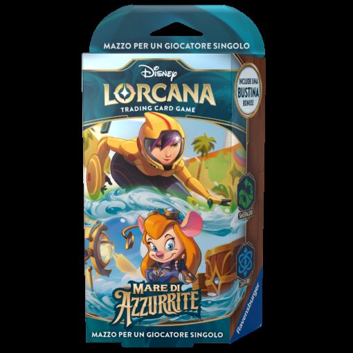 Disney Lorcana Mare di Azzurrite Starter Deck Smeraldo/Zaffiro ITA Ravensburger