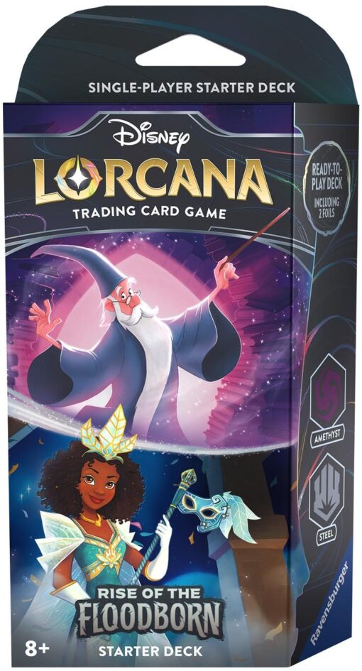 Disney Lorcana - Rise Of The Floodborn Starter Deck Amethyst/Steel ENG Ravensburger