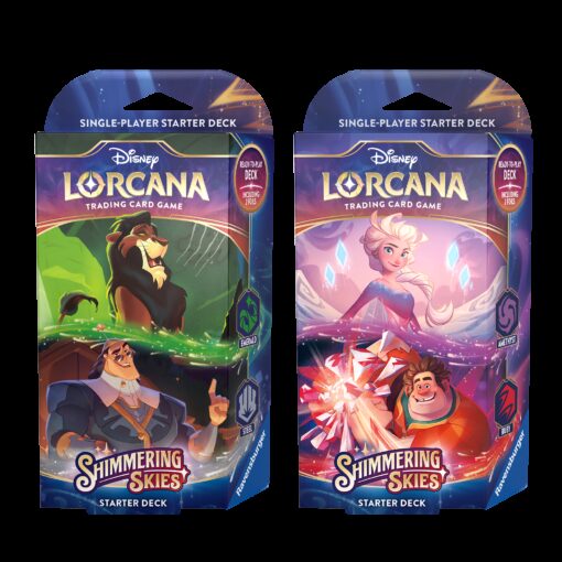 Disney Lorcana - Shimmering Skies Starter Deck Bundle ENG Ravensburger