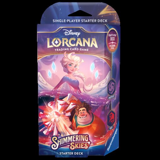 Disney Lorcana Shimmering Skies Starter Deck Emerald/Steel ENG Ravensburger