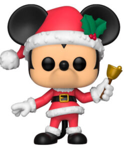 Disney Natale Funko POP Vinile Figura Topolino Vestito da Babbo Natale 9cm