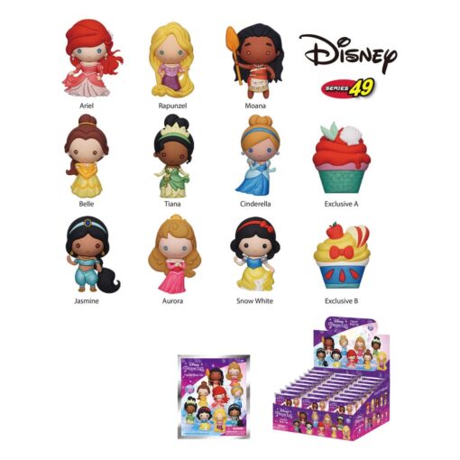 Disney Princess Pvc Bag Clips  Con Figure Int.