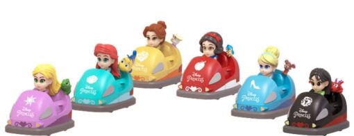 Disney Princess Zoom Hero Pullback Vehicles Con Figures  Yume Toys