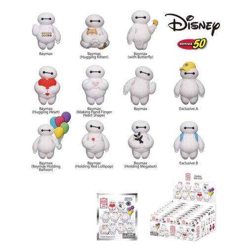 Disney Pvc Bag Clips Baymax Series 1  Con Figure Int.