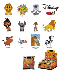 Disney Pvc Bag Clips Il Re Leone 30th Anniversary  Con Figure Int.