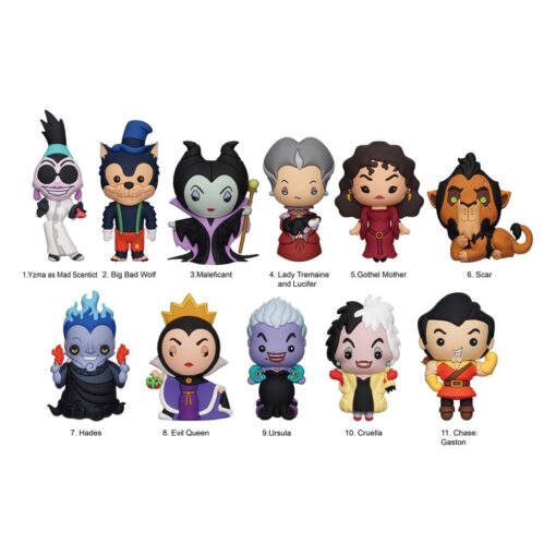 Disney Pvc Bag Clips Villains Series 3  Con Figure Int.