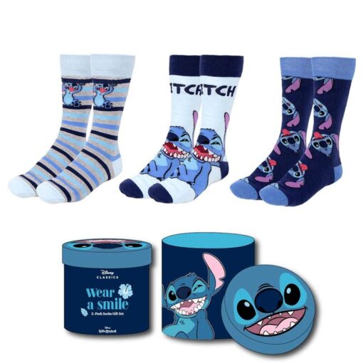 Disney Stitch Pack 3 Assortiti Calzini Adulto Cerdà