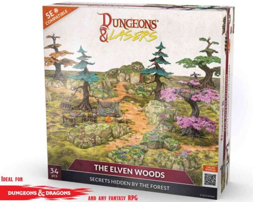 D&L THE ELVEN WOODS Miniature E Modellismo Archon Games