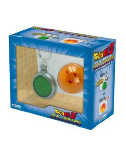 Dragon Ball Set Regalo Portachiavi Radar con Suono e Sfera del Drago N. 4 5