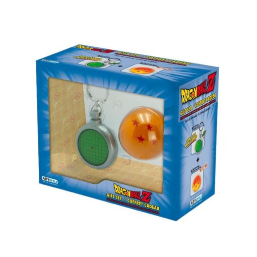 Dragon Ball Set Regalo Portachiavi Radar con Suono e Sfera del Drago N. 4 5